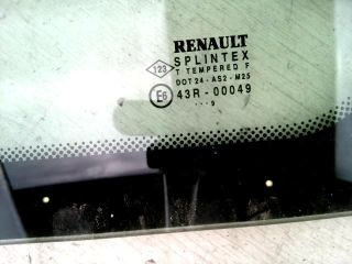 bontott RENAULT MEGANE I Jobb hátsó Fixüveg (Ajtóban)