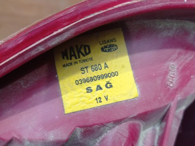 bontott RENAULT MEGANE I Jobb Hátsó Lámpa