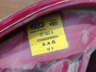 bontott RENAULT MEGANE I Jobb Hátsó Lámpa