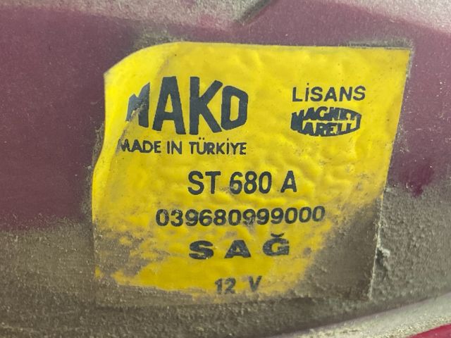 bontott RENAULT MEGANE I Jobb Hátsó Lámpa