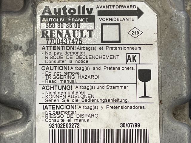 bontott RENAULT MEGANE I Légzsák Elektronika