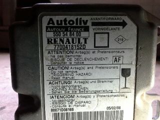 bontott RENAULT MEGANE I Légzsák Elektronika