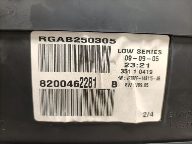 bontott RENAULT MEGANE II Kilométeróra