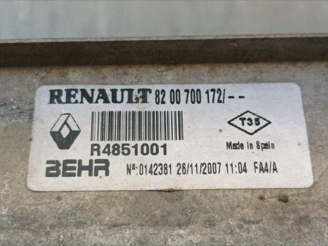 bontott RENAULT MEGANE II Intercooler