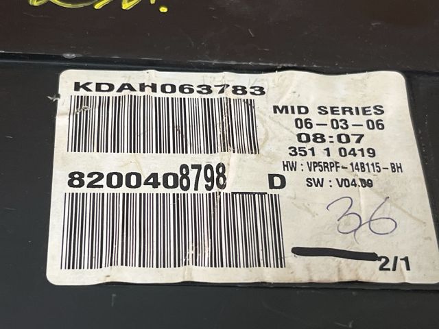 bontott RENAULT MEGANE II Kilométeróra