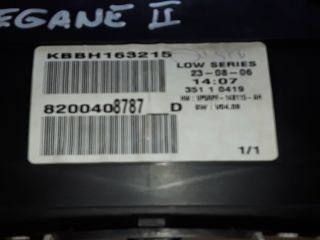 bontott RENAULT MEGANE II Kilométeróra