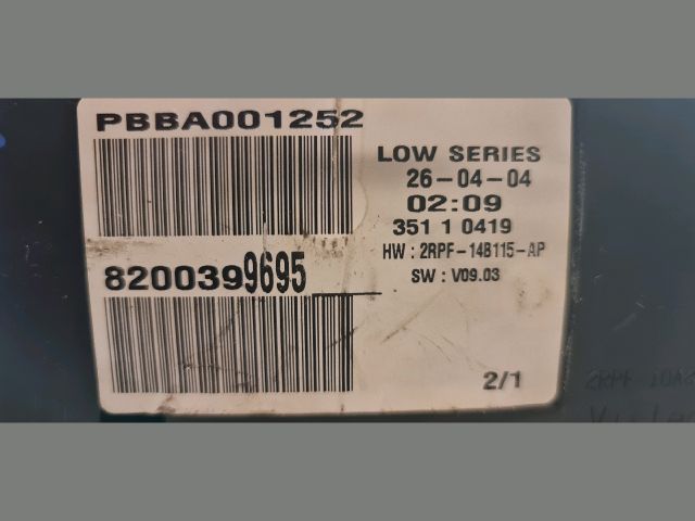 bontott RENAULT MEGANE II Kilométeróra