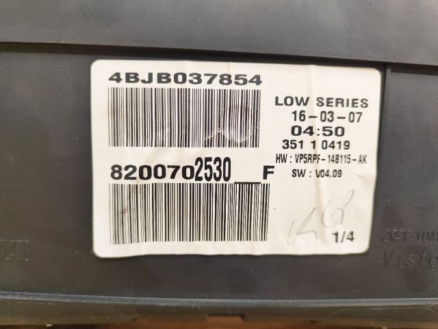 bontott RENAULT MEGANE II Kilométeróra