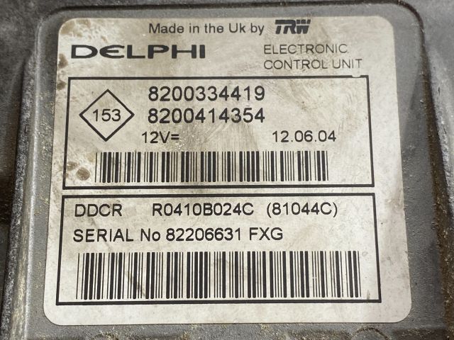 bontott RENAULT MEGANE II Motorvezérlő