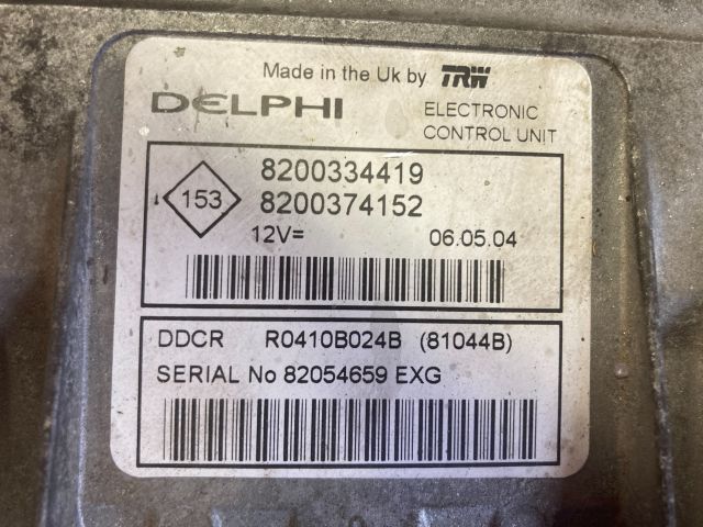 bontott RENAULT MEGANE II Motorvezérlő