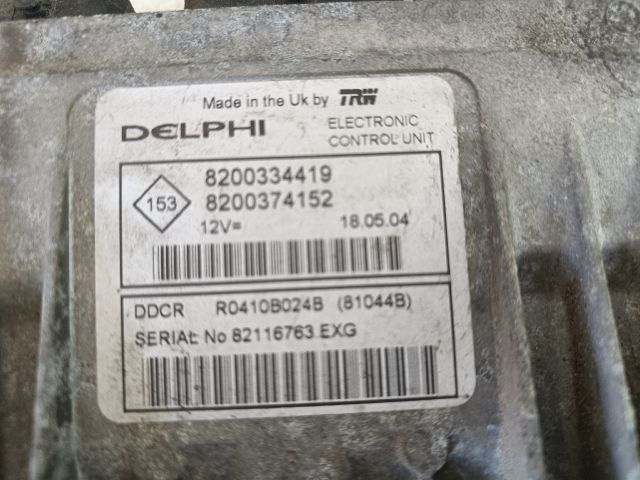 bontott RENAULT MEGANE II Motorvezérlő