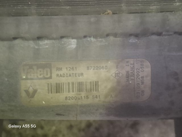 bontott RENAULT MEGANE II Hűtő Ventilátor(ok), Radiátor(ok) Szett