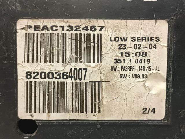 bontott RENAULT MEGANE II Kilométeróra