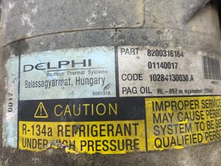 bontott RENAULT MEGANE II Klímakompresszor