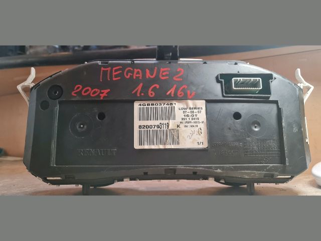 bontott RENAULT MEGANE II Kilométeróra
