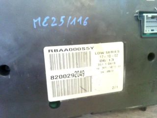 bontott RENAULT MEGANE II Kilométeróra