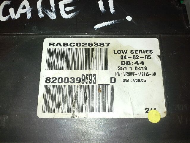 bontott RENAULT MEGANE II Kilométeróra