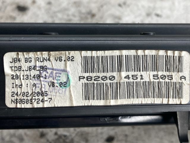 bontott RENAULT MEGANE II Motorvezérlő