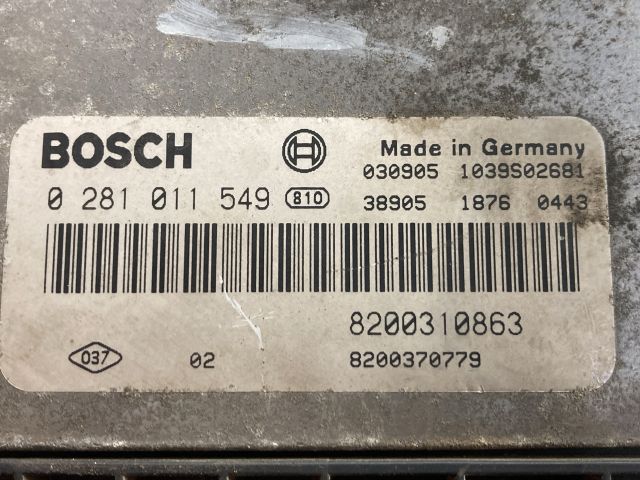 bontott RENAULT MEGANE II Motorvezérlő