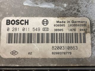 bontott RENAULT MEGANE II Motorvezérlő