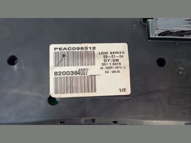 bontott RENAULT MEGANE II Kilométeróra