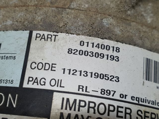 bontott RENAULT MEGANE II Klímakompresszor