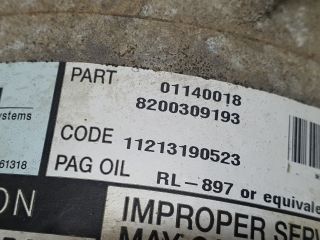 bontott RENAULT MEGANE II Klímakompresszor