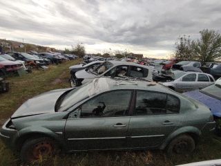 bontott RENAULT MEGANE II Bal első Ablakemelő Szerkezet (Mechanikus)