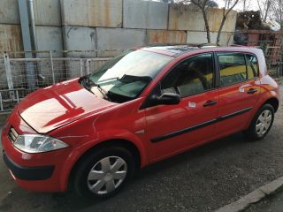 bontott RENAULT MEGANE II Bal első Ajtó (Üres lemez)