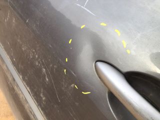 bontott RENAULT MEGANE II Bal hátsó Ajtó (Üres lemez)