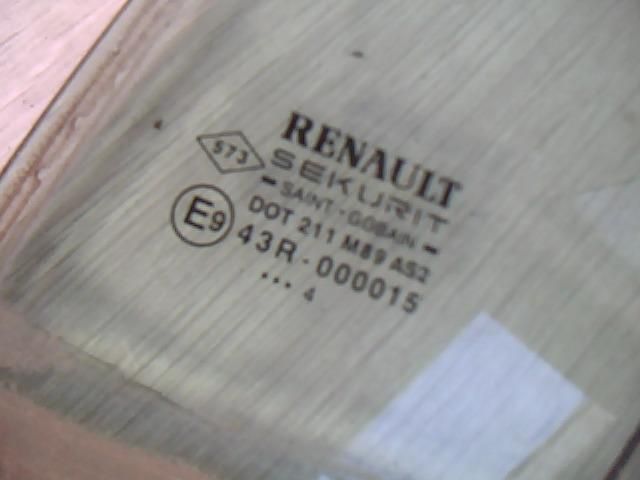 bontott RENAULT MEGANE II Bal hátsó Fixüveg (Ajtóban)