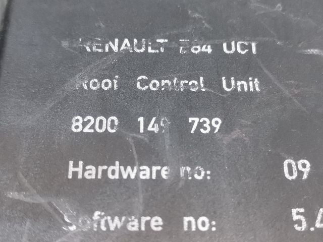 bontott RENAULT MEGANE II Cabrio Tetővezérlő