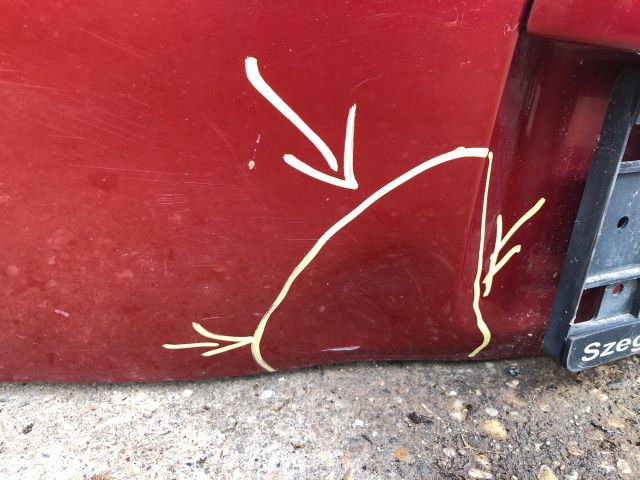 bontott RENAULT MEGANE II Csomagtérajtó (Üres lemez)