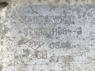 bontott RENAULT MEGANE II Első Lökhárító Merevítő (Fém)