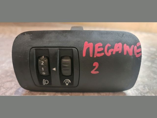 bontott RENAULT MEGANE II Fényszórómagasság Állító Kapcsoló