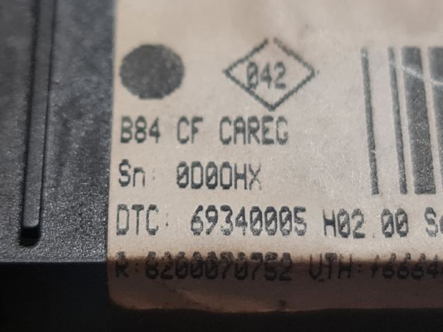 bontott RENAULT MEGANE II Fűtéskapcsoló (digit klímás)