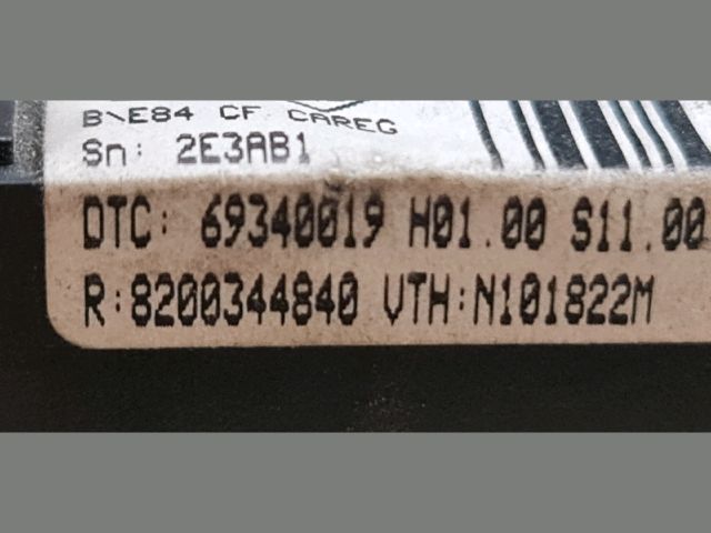 bontott RENAULT MEGANE II Fűtéskapcsoló (digit klímás)