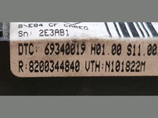 bontott RENAULT MEGANE II Fűtéskapcsoló (digit klímás)