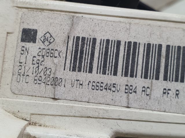 bontott RENAULT MEGANE II Fűtéskapcsoló (manuális klímás)