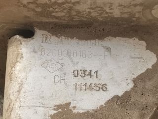 bontott RENAULT MEGANE II Hátsó Lökhárító Merevítő (Fém)