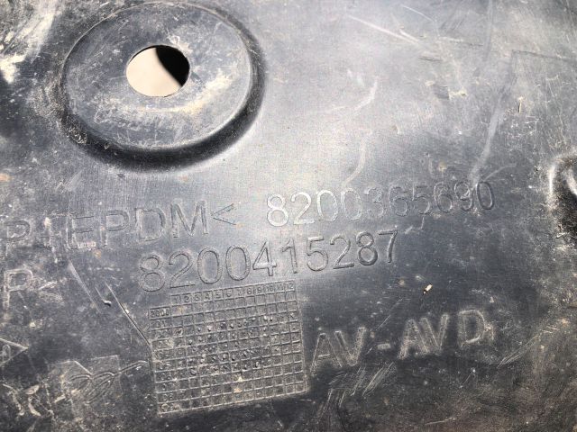 bontott RENAULT MEGANE II Jobb első Első Dobbetét (Kerékjárati, Műanyag)