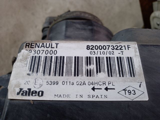 bontott RENAULT MEGANE II Jobb Fényszóró