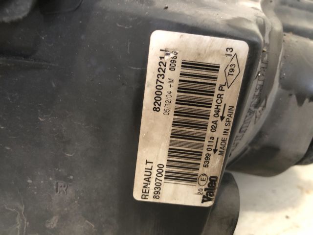 bontott RENAULT MEGANE II Jobb Fényszóró