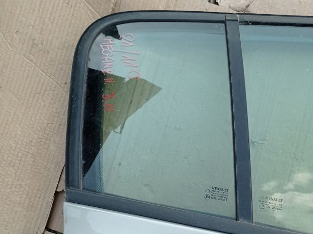 bontott RENAULT MEGANE II Jobb hátsó Fixüveg (Ajtóban)