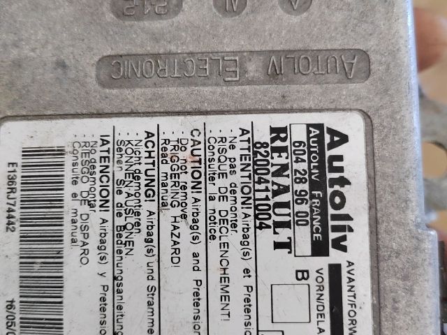 bontott RENAULT MEGANE II Légzsák Elektronika