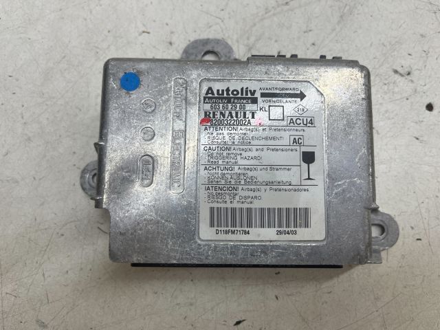 bontott RENAULT MEGANE II Légzsák Elektronika