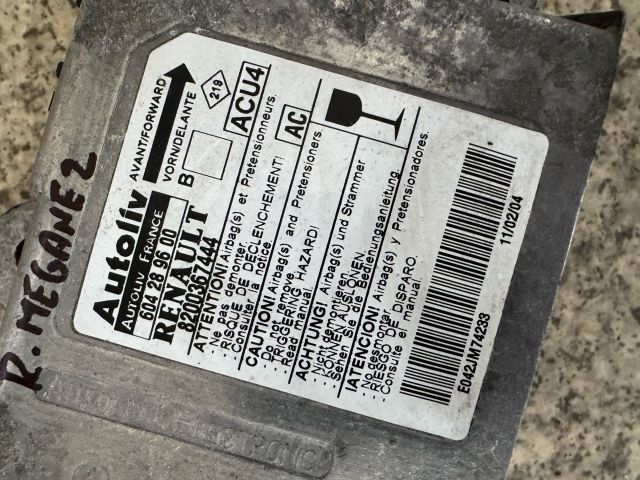 bontott RENAULT MEGANE II Légzsák Elektronika