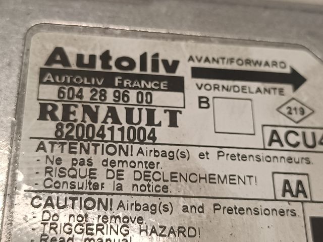 bontott RENAULT MEGANE II Légzsák Elektronika