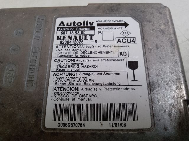 bontott RENAULT MEGANE II Légzsák Elektronika