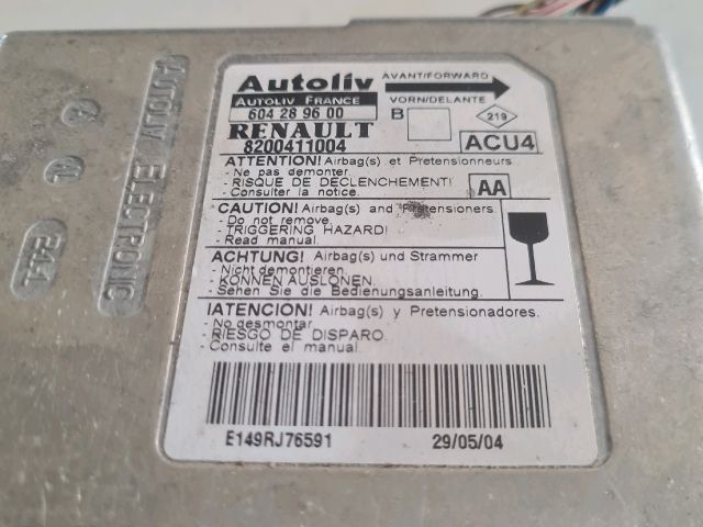 bontott RENAULT MEGANE II Légzsák Elektronika